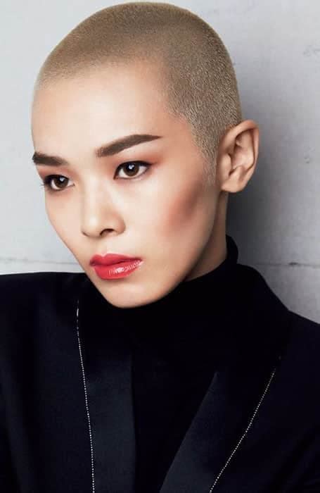 asian buzzcut|buzz cut asian girl.